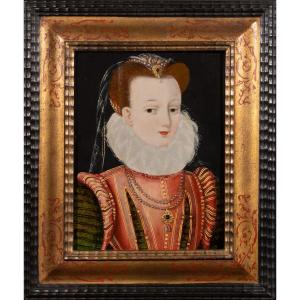 Portrait Of A Young Princess. 17th-century French School, Circa 1600