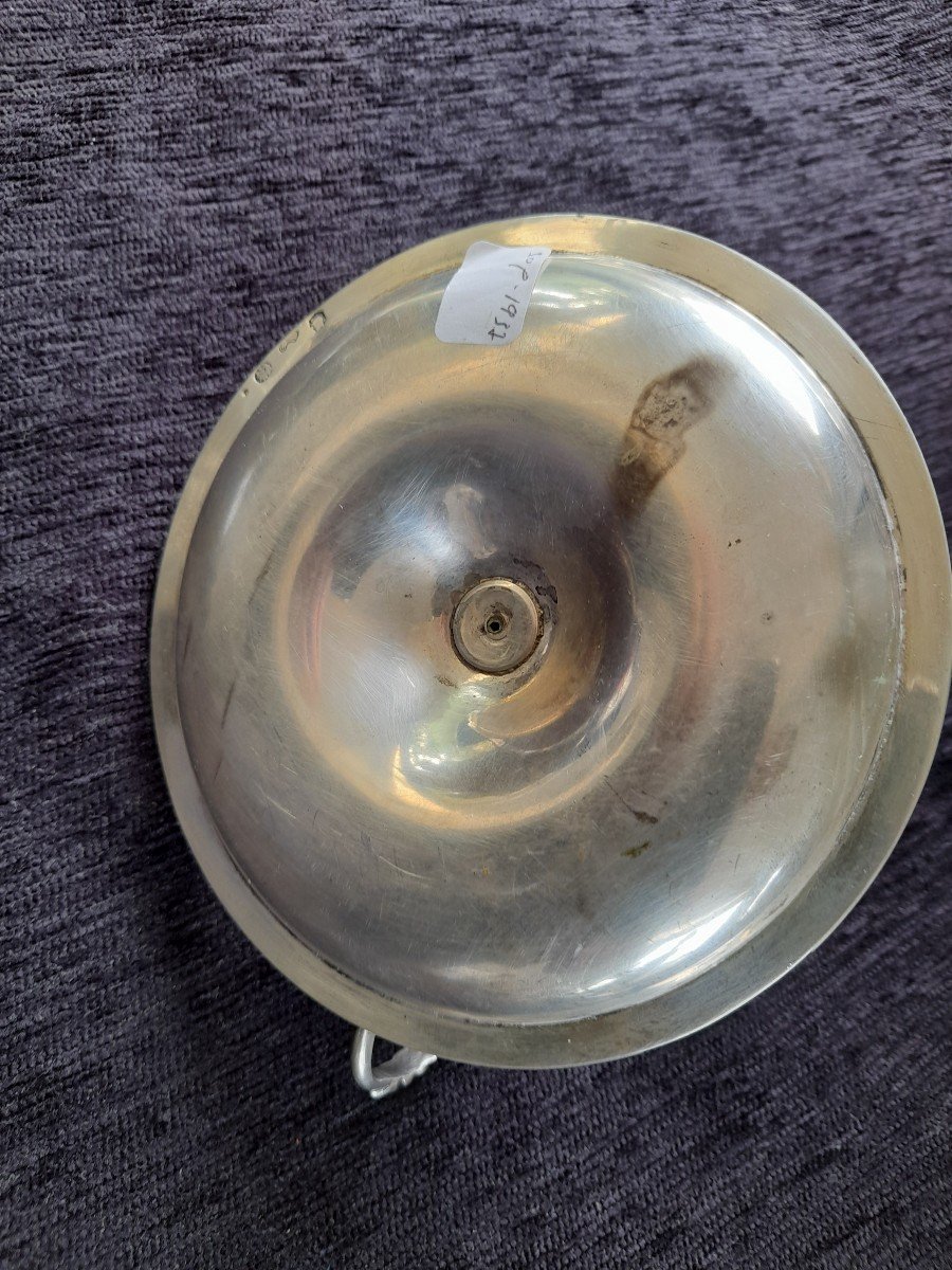 Edinburgh 1904 Silver Hand Candlestick 200g-photo-4