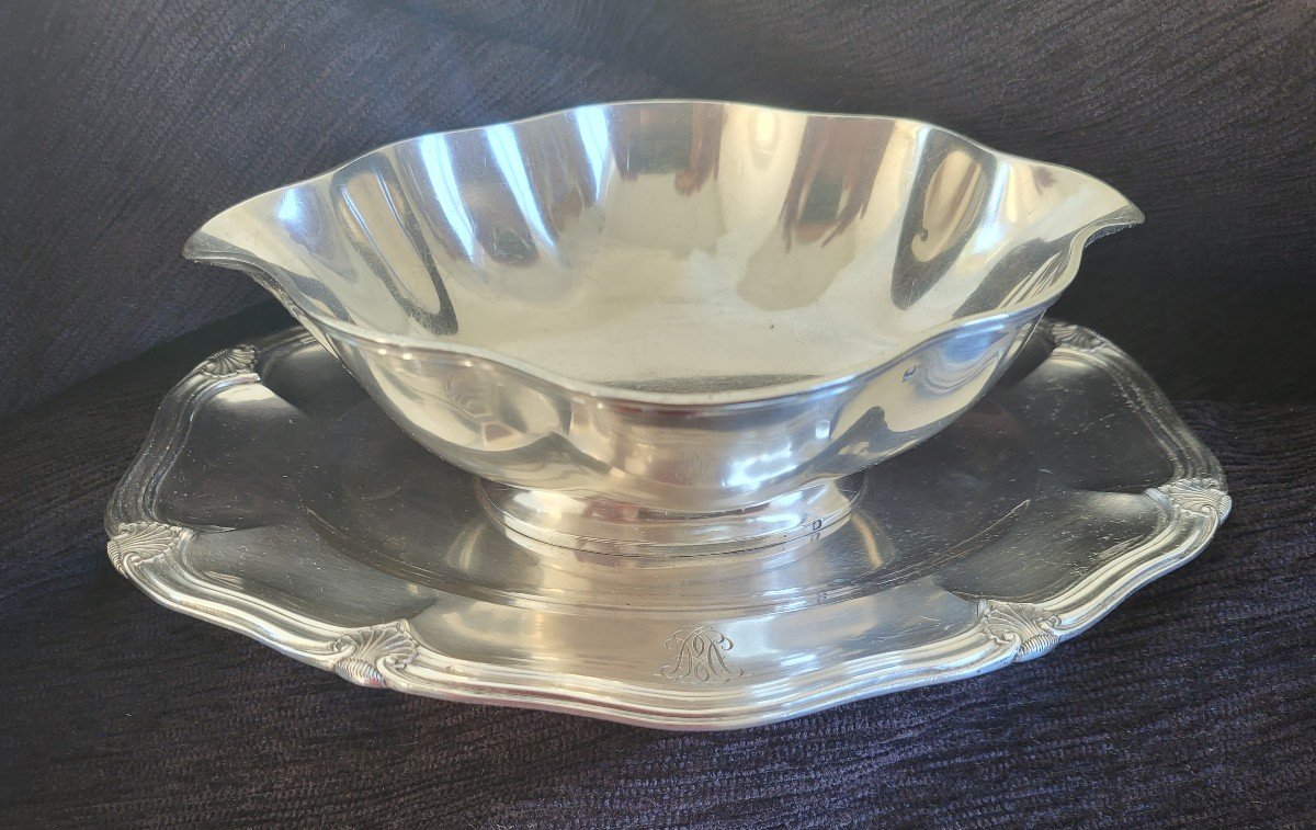 Sauce Bowl Silver Platter Minerve Cardeihac Mo