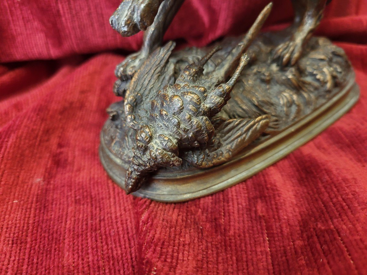 Animal Bronze Sg Ferdinand Pautrot Nineteenth Century-photo-3