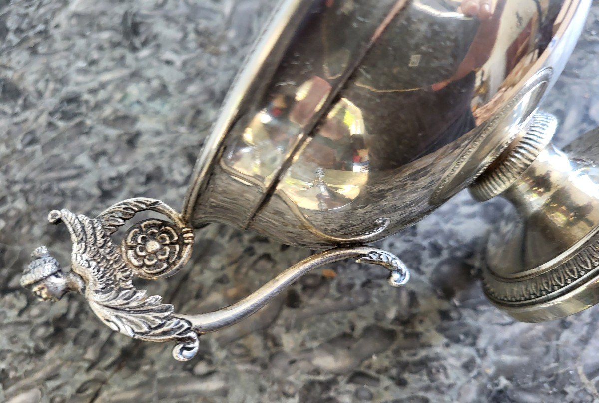 Empire Sterling Silver Drageoir Nineteenth Century-photo-3