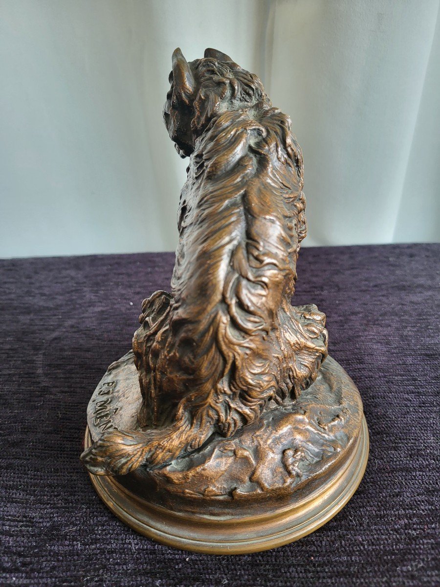 Bronze Le Grifon Signed Pierre Jules Mene Nineteenth Time-photo-1