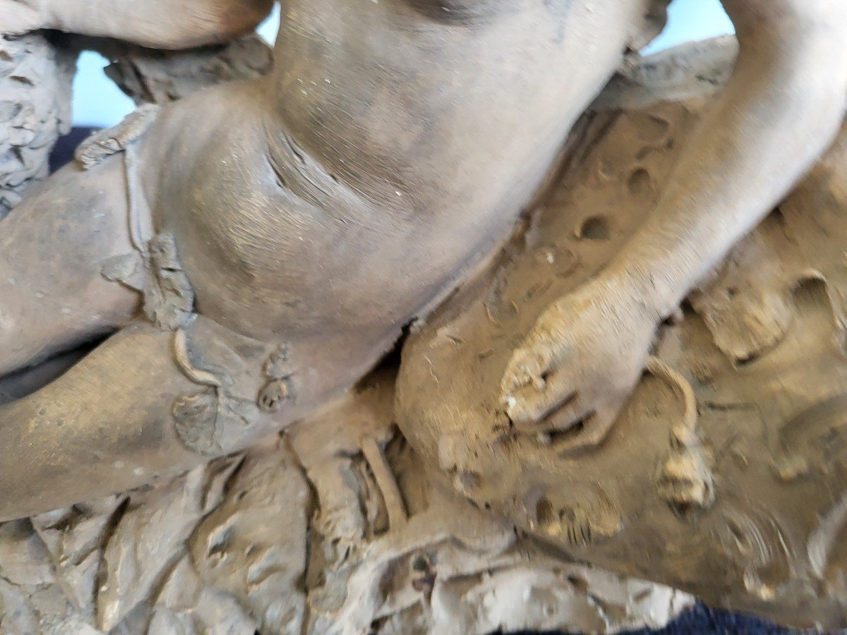 Terracotta Sculpture "grand Tour" Sg Giro Naples Nineteenth Time-photo-7