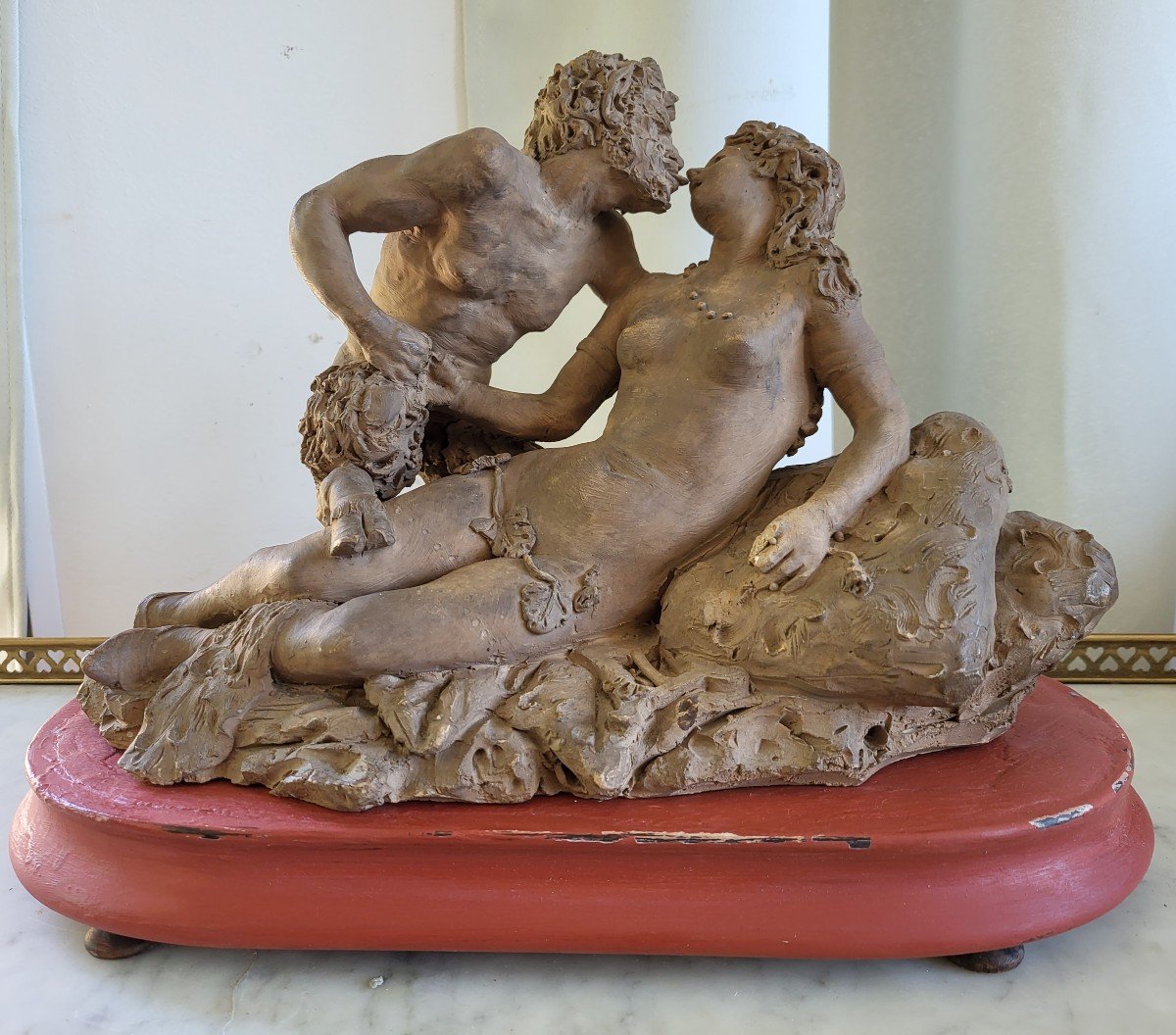 Terracotta Sculpture "grand Tour" Sg Giro Naples Nineteenth Time-photo-2