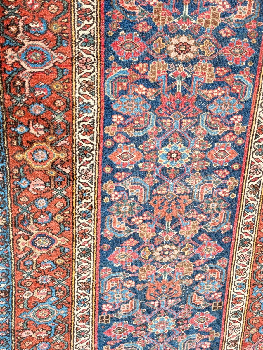 Large Gallery Rug Points Noués Late 19th Century 5m-photo-2