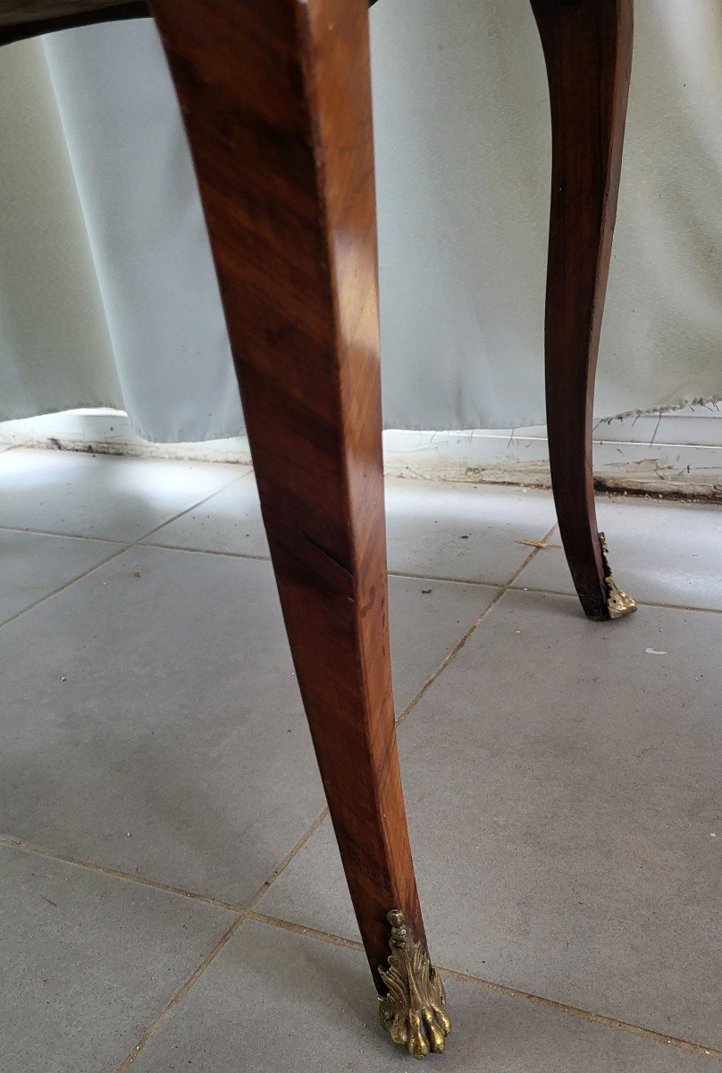 Bureau De Pente  Bois de violette époque Louis XV  XVIIIe -photo-7