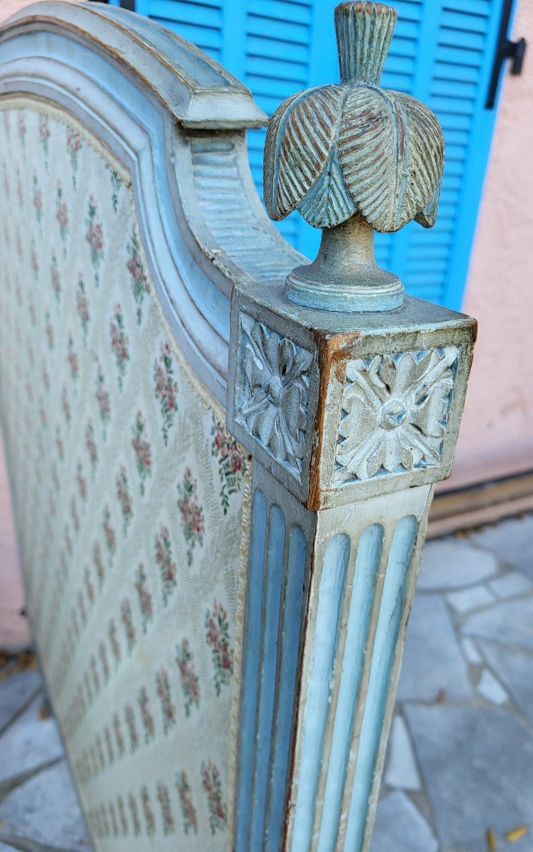 Lit d' alcôve Bois Laqué  époque  Louis XVI  XVIII E siècle -photo-4