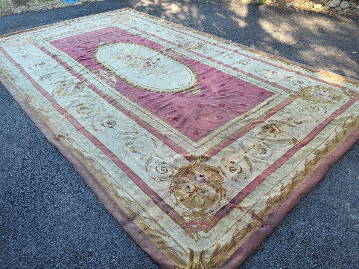 Grand Tapis Aubusson  époque Napoléon III  490x270-photo-3