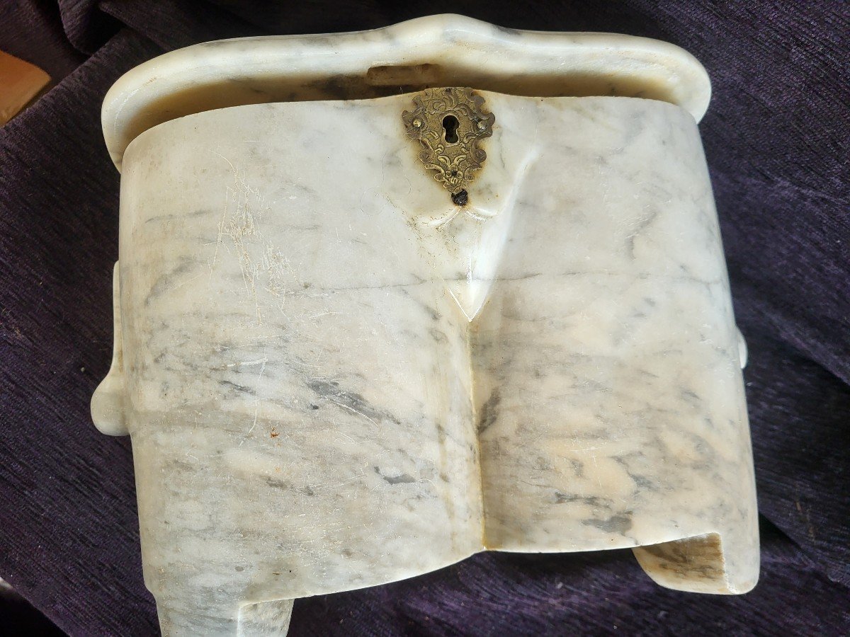 Viscera Box Marble Bronze Regency Period Early 18th Century -photo-8