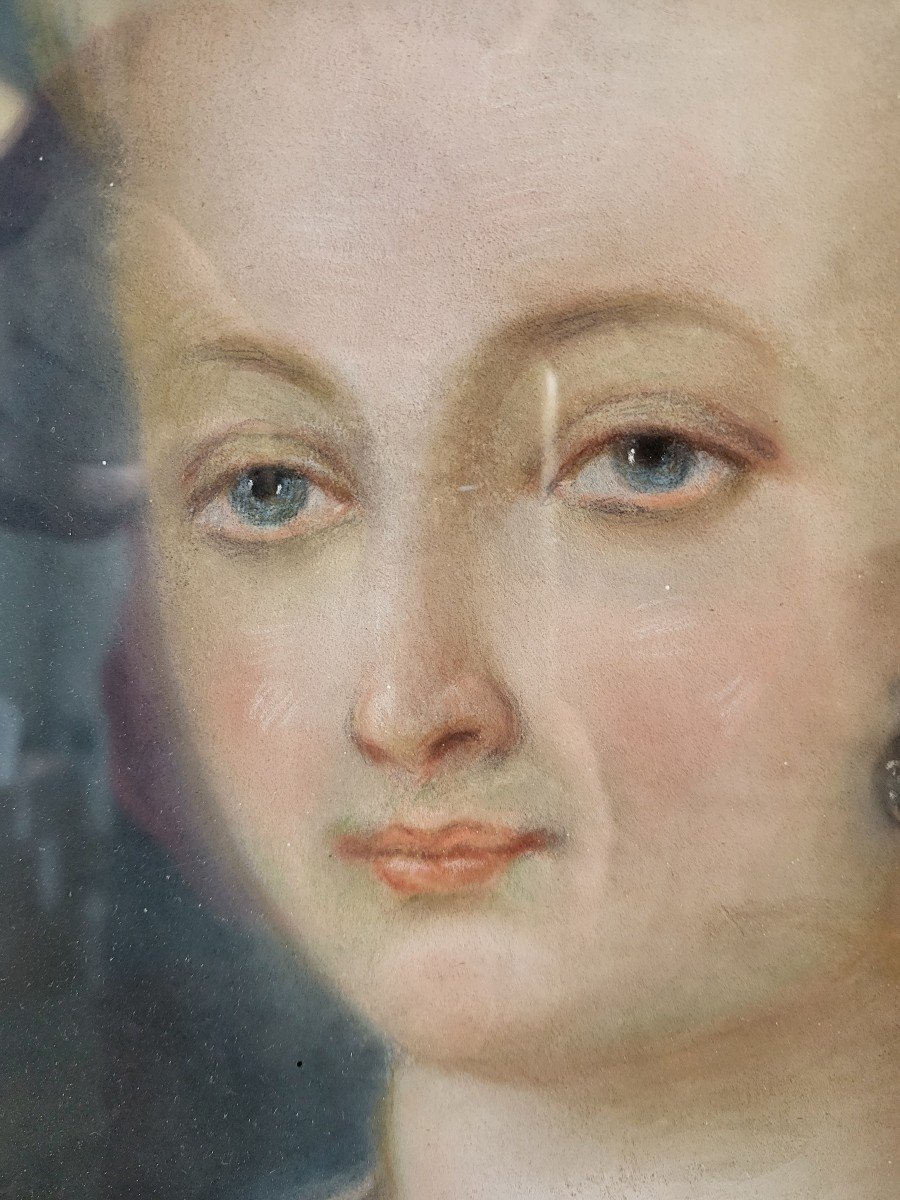 Presumed Portrait Of Marie Antoinette D Agoty 18th Century Century-photo-4