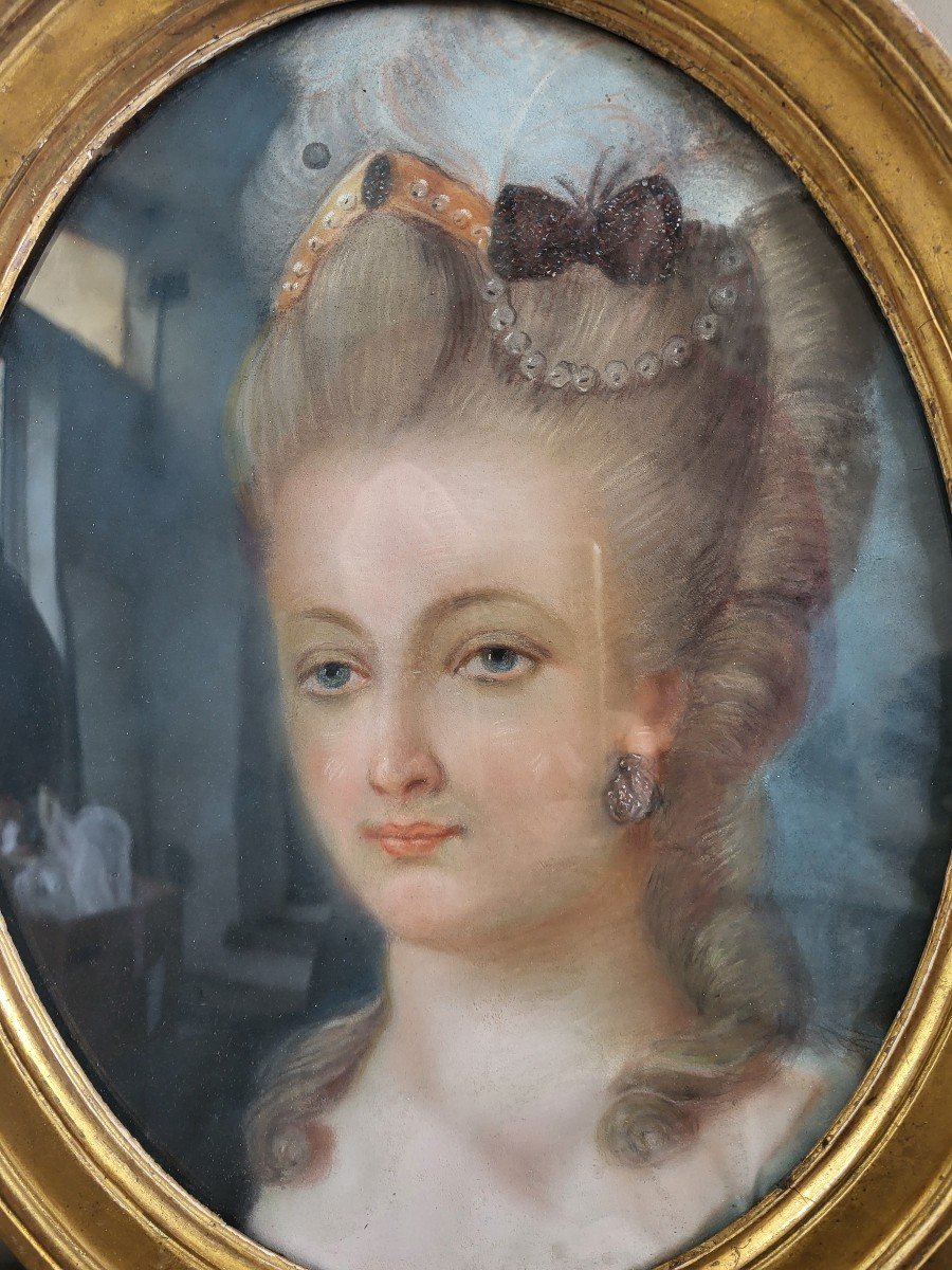 Presumed Portrait Of Marie Antoinette D Agoty 18th Century Century-photo-1