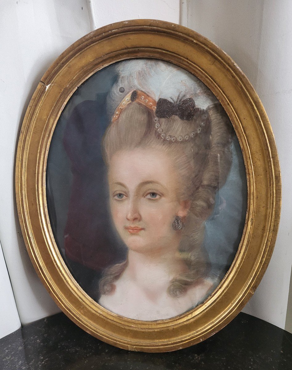 Presumed Portrait Of Marie Antoinette D Agoty 18th Century Century