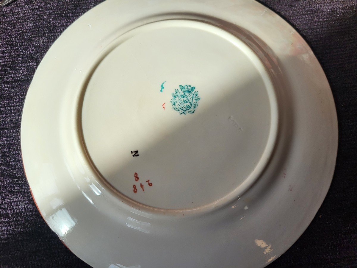 Service Dessert Minton  Porcelaine  époque XIXe Siècle -photo-4