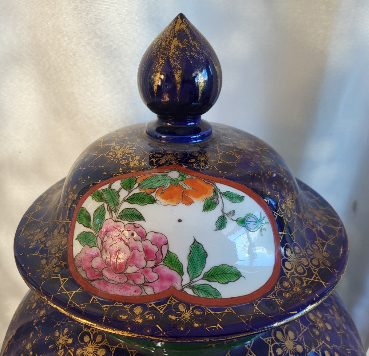 Importante  Potiche Porcelaine De Chine époque Fin XIXe Siècle H 77cm-photo-4