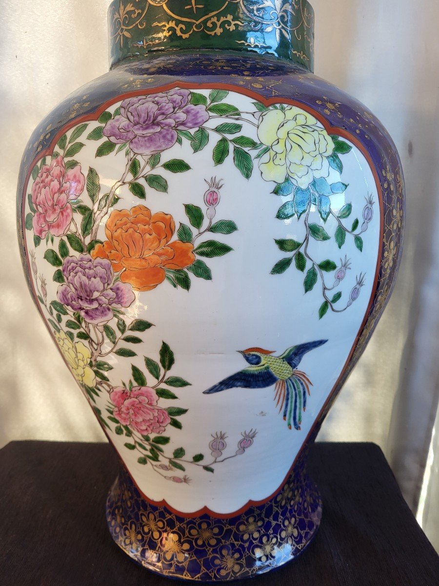 Importante  Potiche Porcelaine De Chine époque Fin XIXe Siècle H 77cm-photo-3