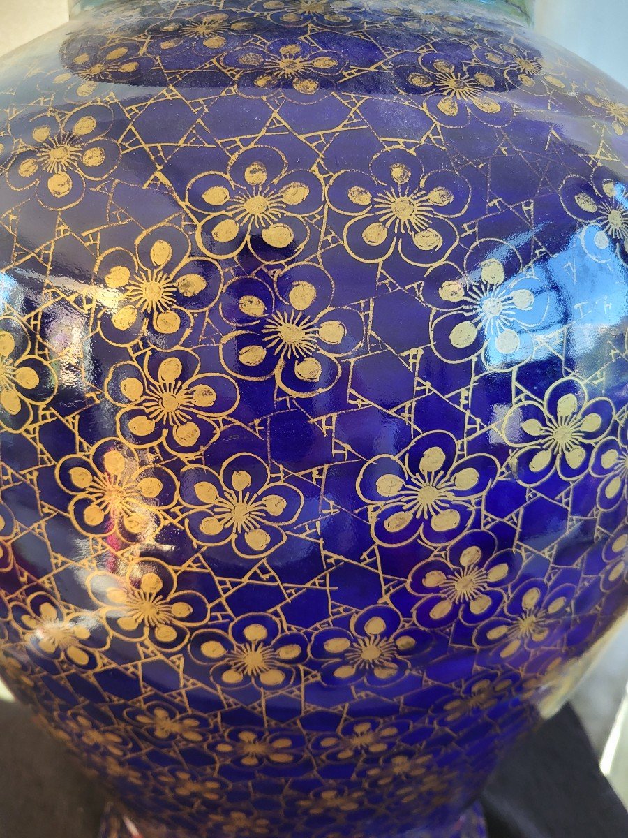 Importante  Potiche Porcelaine De Chine époque Fin XIXe Siècle H 77cm-photo-7