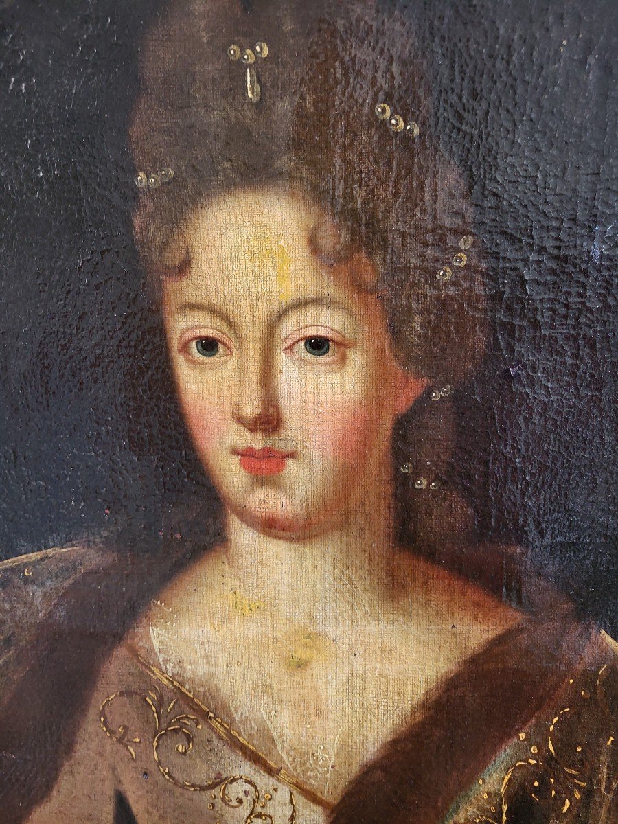 French School From The 17th Century Lady Of Quality H/t Frame-photo-3