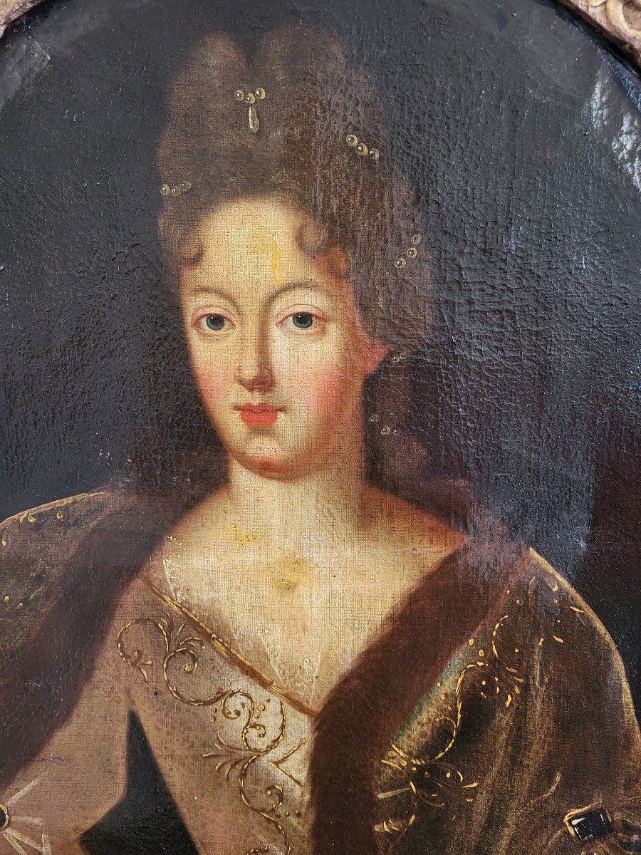 French School From The 17th Century Lady Of Quality H/t Frame-photo-4