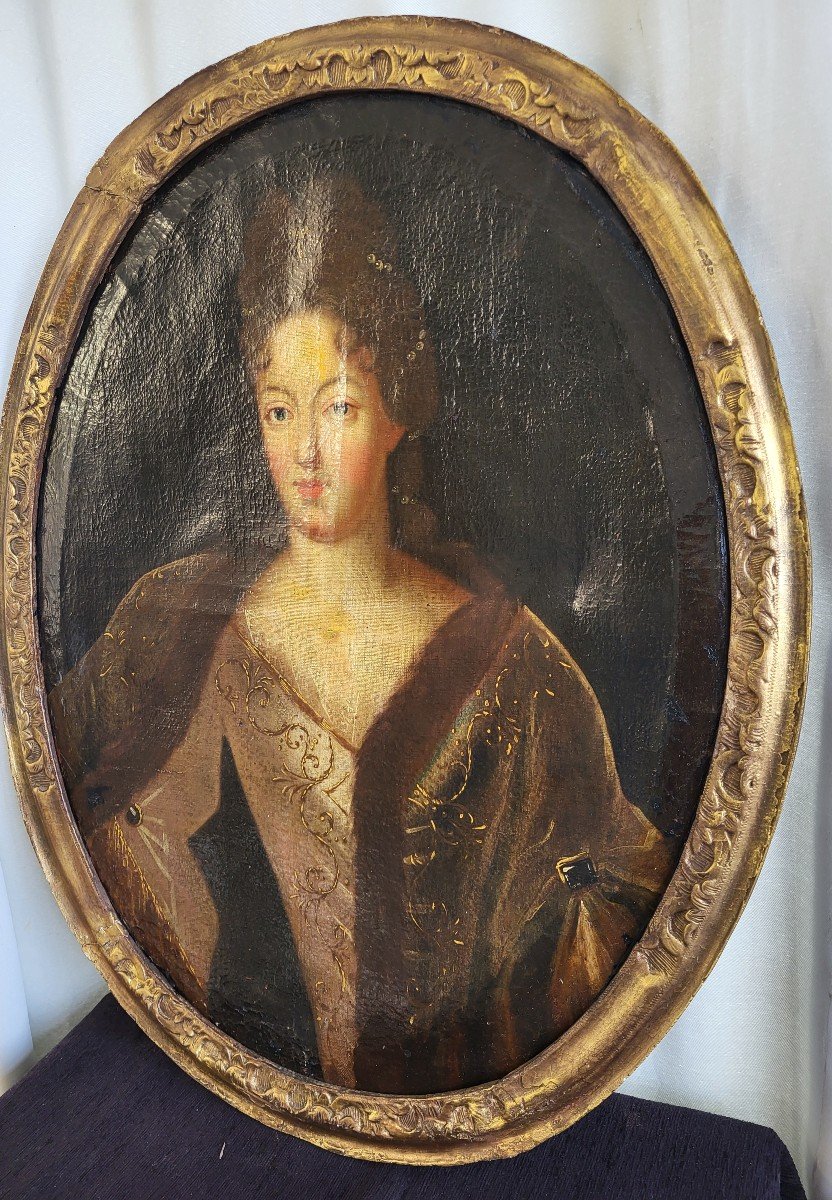 French School From The 17th Century Lady Of Quality H/t Frame-photo-6