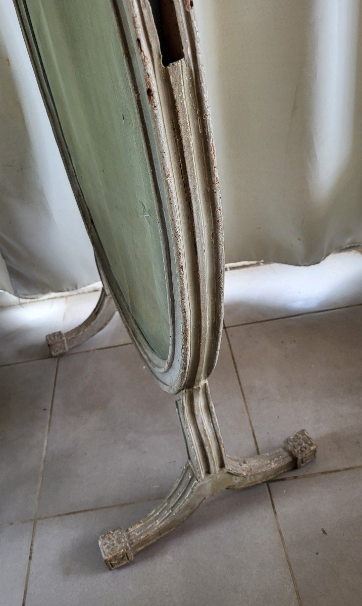 Ecran De Feu Bois Laqué  époque Louis XVI XVIII E Siècle -photo-4