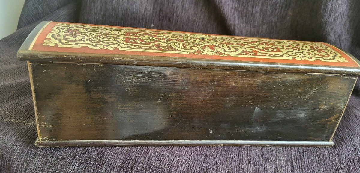 Ecritoire   marqueterie Boulle  époque  Napoléon III  XIXe Siècle -photo-1