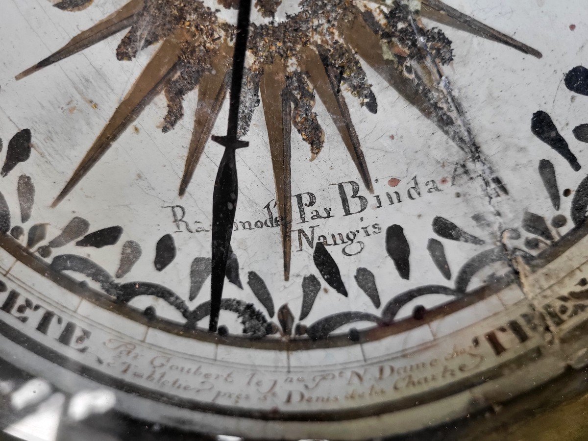 Golden Wood Barometer Louis XVI XVIIIth Century -photo-1