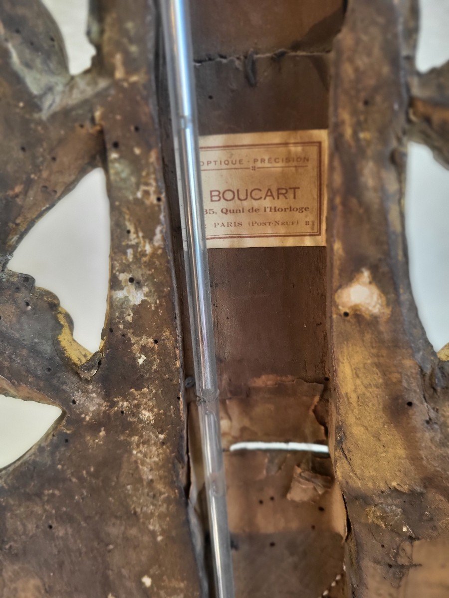 Golden Wood Barometer Louis XVI XVIIIth Century -photo-2