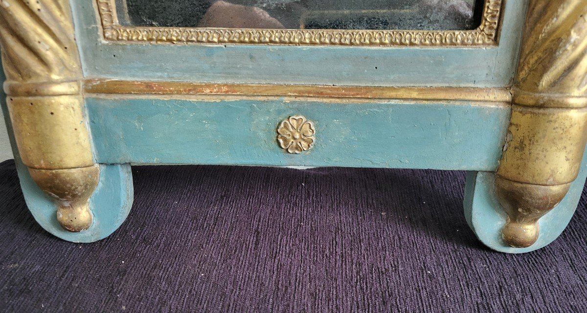 Small Trumeau Mirror Empire Period Early 19th Century -photo-3