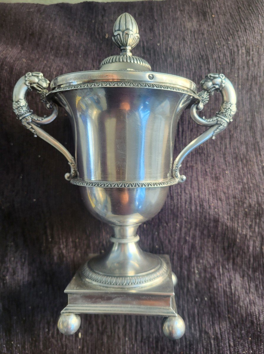 Drageoir  Sucrier  Argent Poinçon  Vieillard  Paris 1819 -photo-6