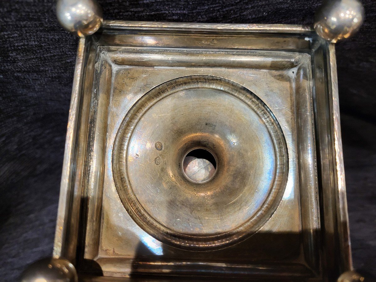 Important Drageoir And Its Old Silver Lining 1819 ,720g-photo-6