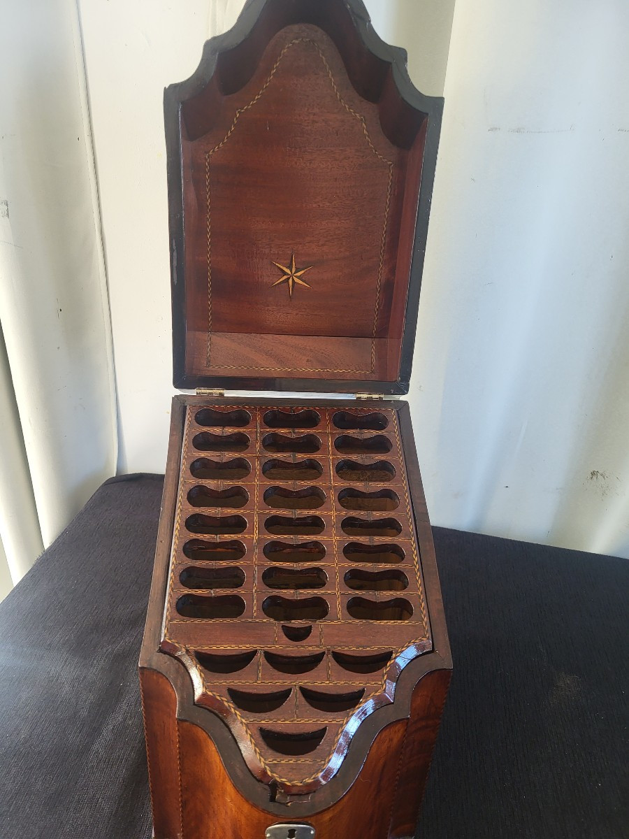 Drinking Cutlery Marquetry Period Late 18th Early 19th Century -photo-3