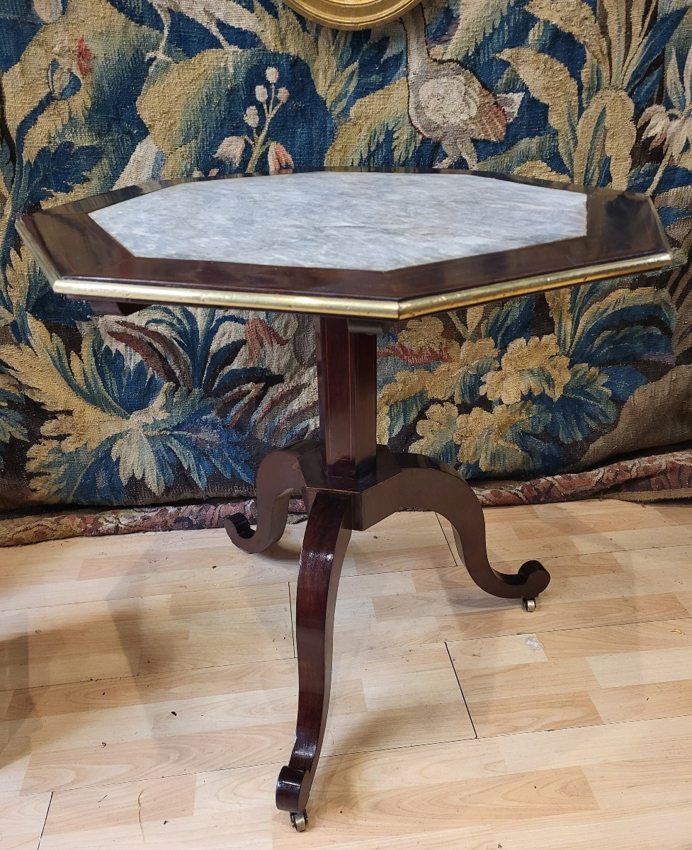 Guéridon  Acajou  époque  Directoire  Fin XVIII E Début XIXe Siècle  