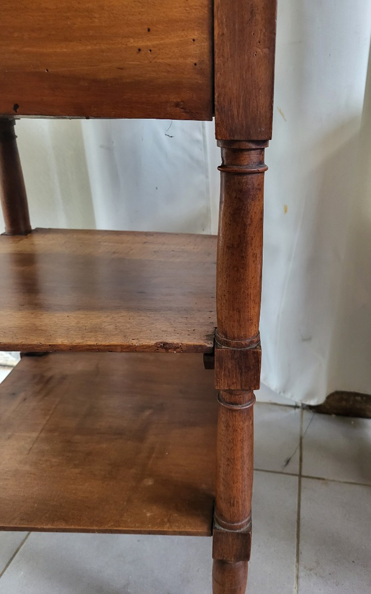 Petite Table  Rafraichissoir  Bois naturel époque  Directoire/  Début XIXe -photo-1