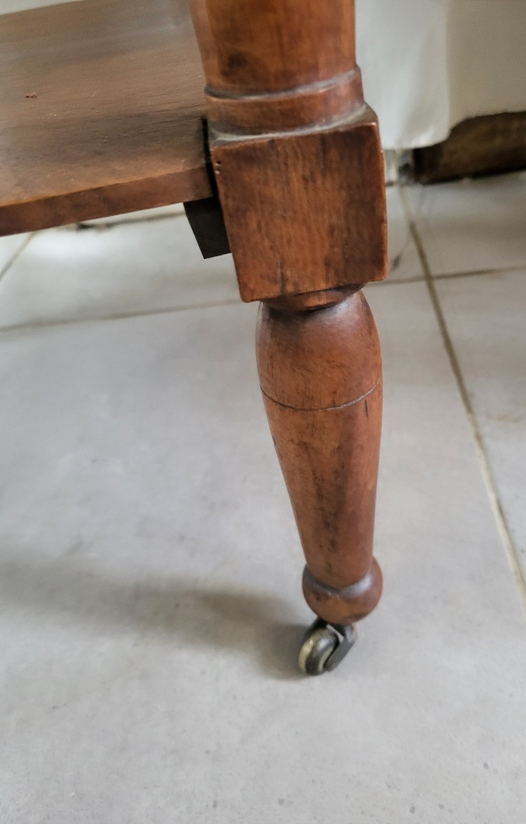 Petite Table  Rafraichissoir  Bois naturel époque  Directoire/  Début XIXe -photo-5