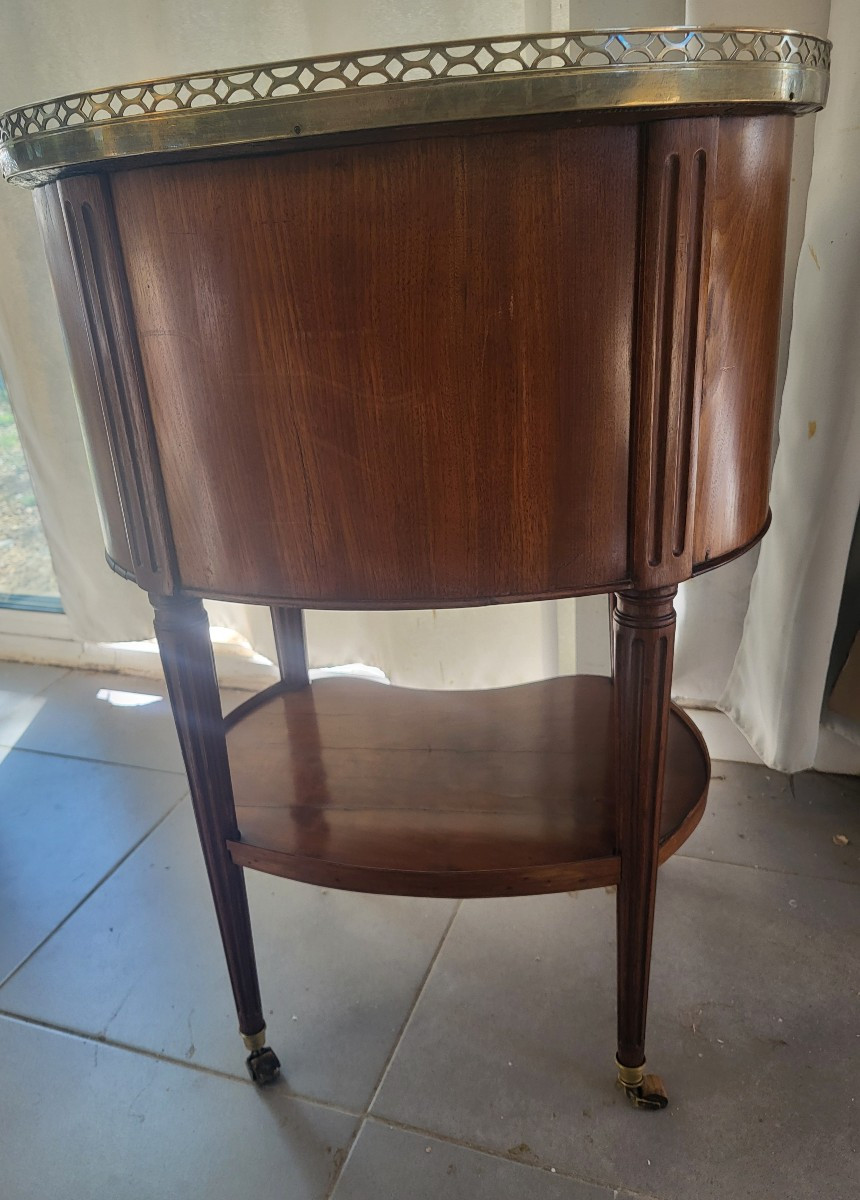 Table De Salon  Acajou  époque Louis XVI XVIII E Siècle -photo-1