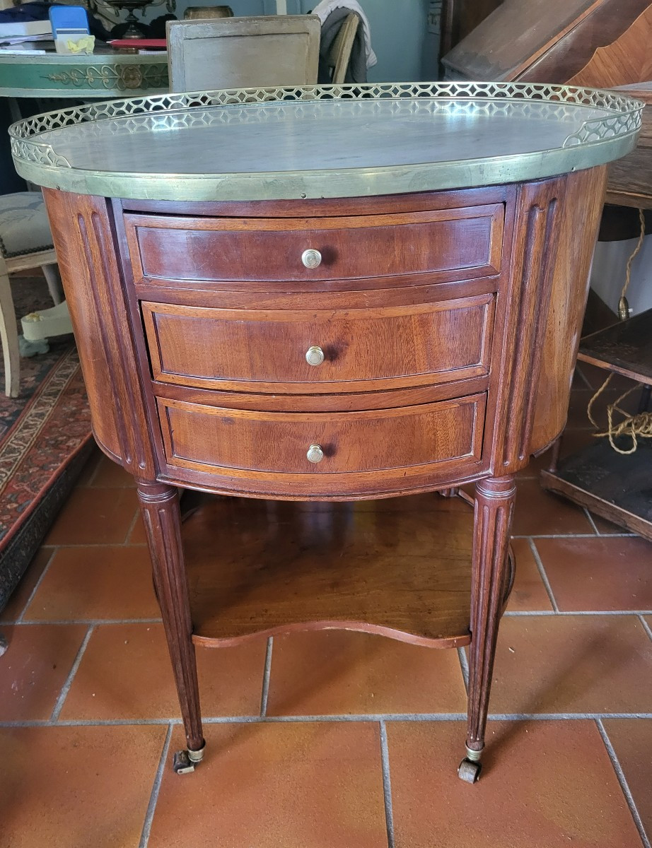 Table De Salon  Acajou  époque Louis XVI XVIII E Siècle 