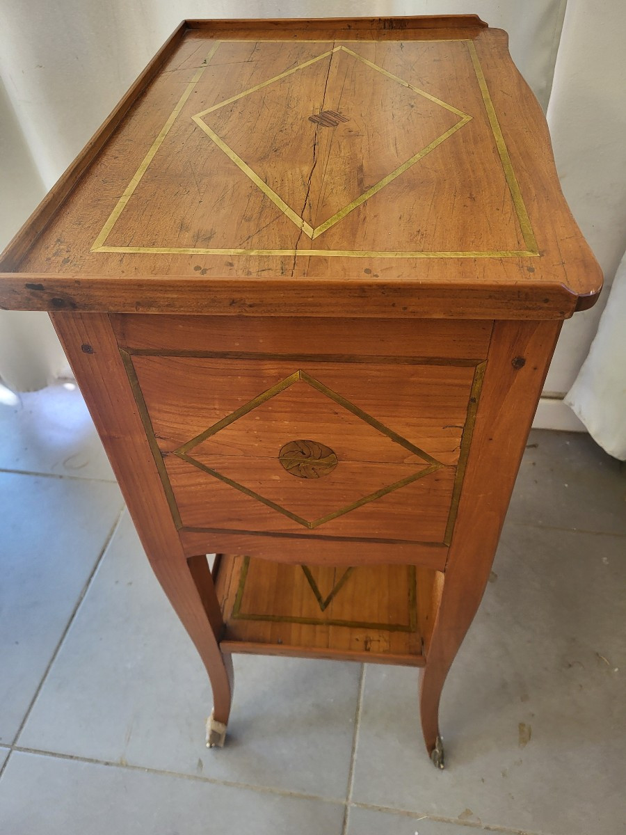 Table De Salon   Ecritoire Bois Fruitier  époque Louis XV XVIIIe Siècle -photo-3