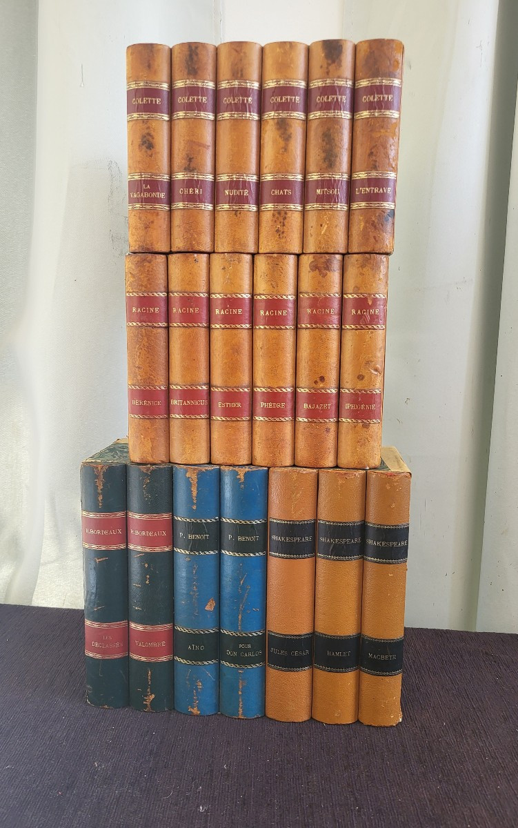 Ensemble  de 3 boîtes reluires en trompe l oeil
