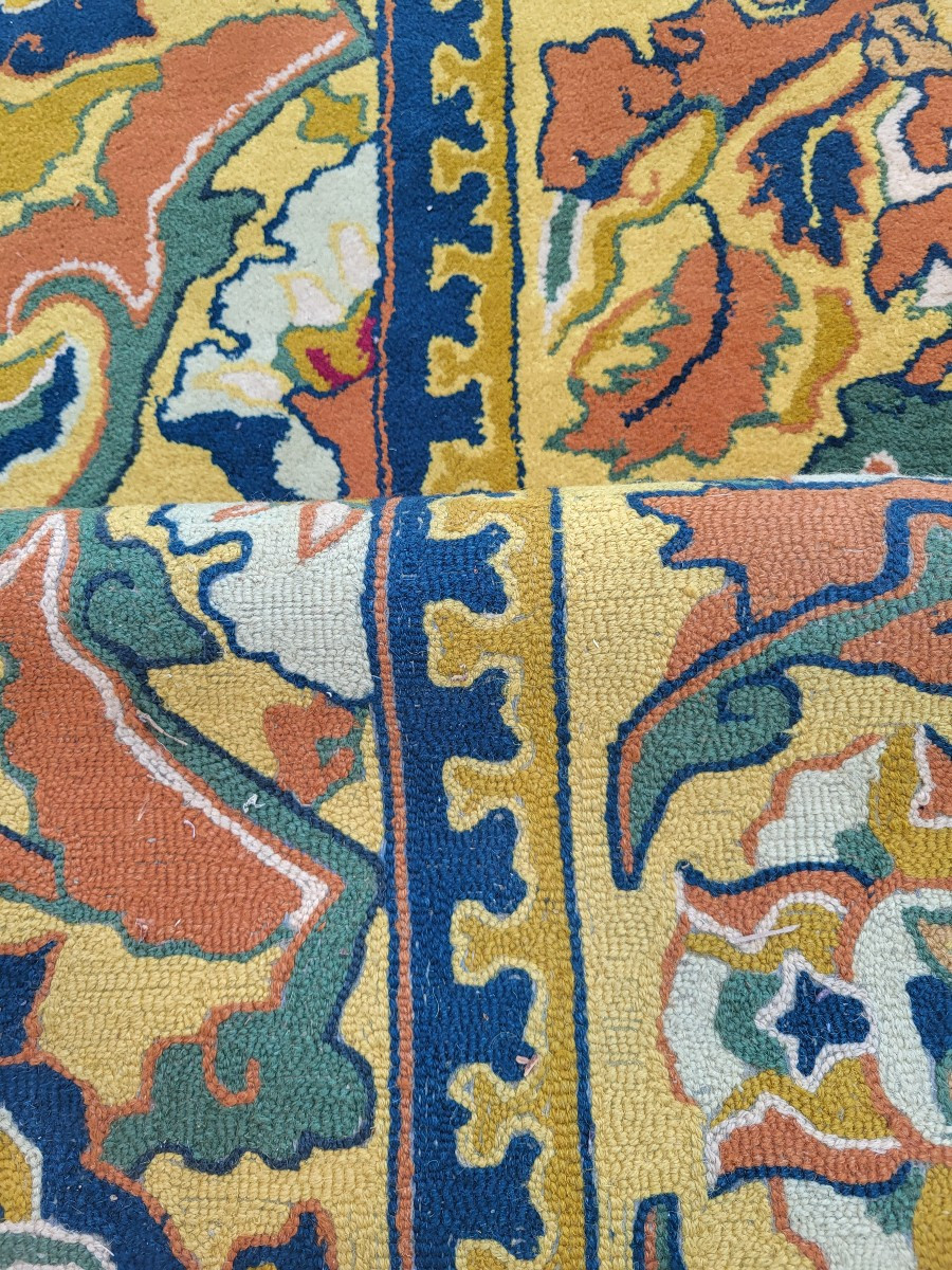 Grand tapis aux points Savonnerie  /Aubusson, époque  fin XIXe 360X275-photo-6