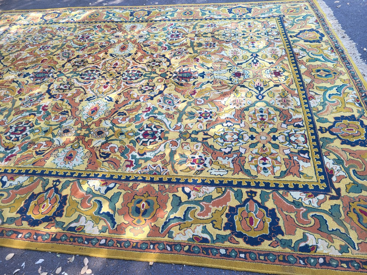 Grand tapis aux points Savonnerie  /Aubusson, époque  fin XIXe 360X275-photo-7
