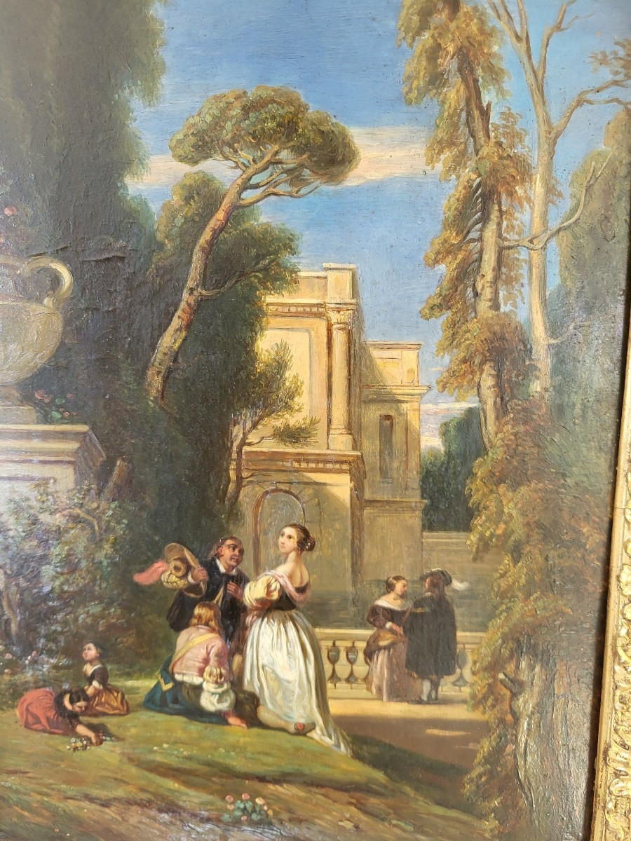 École Française  1er moitié  XIXe  att C.Roqueplan hsP cadre-photo-1