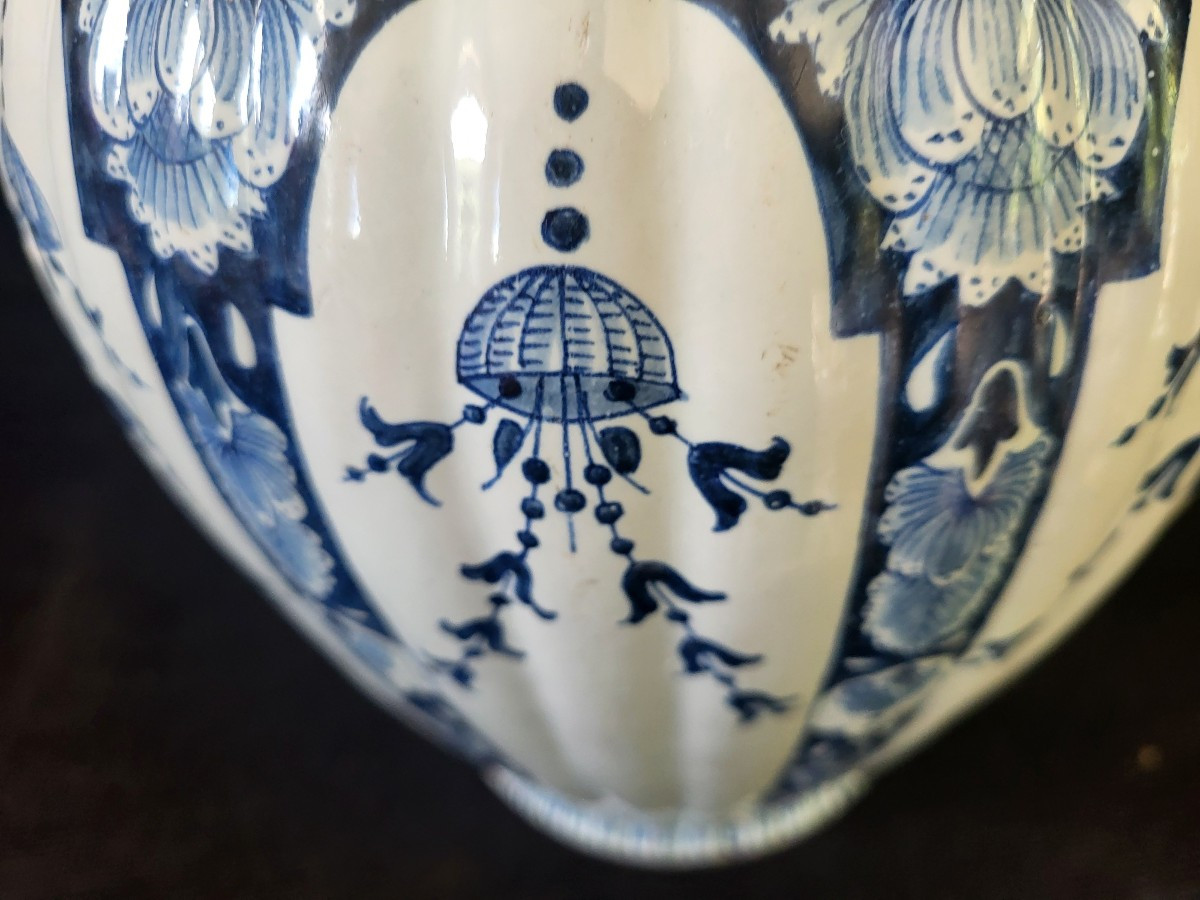 Vase faience Delft époque XIXe  h28cm-photo-1