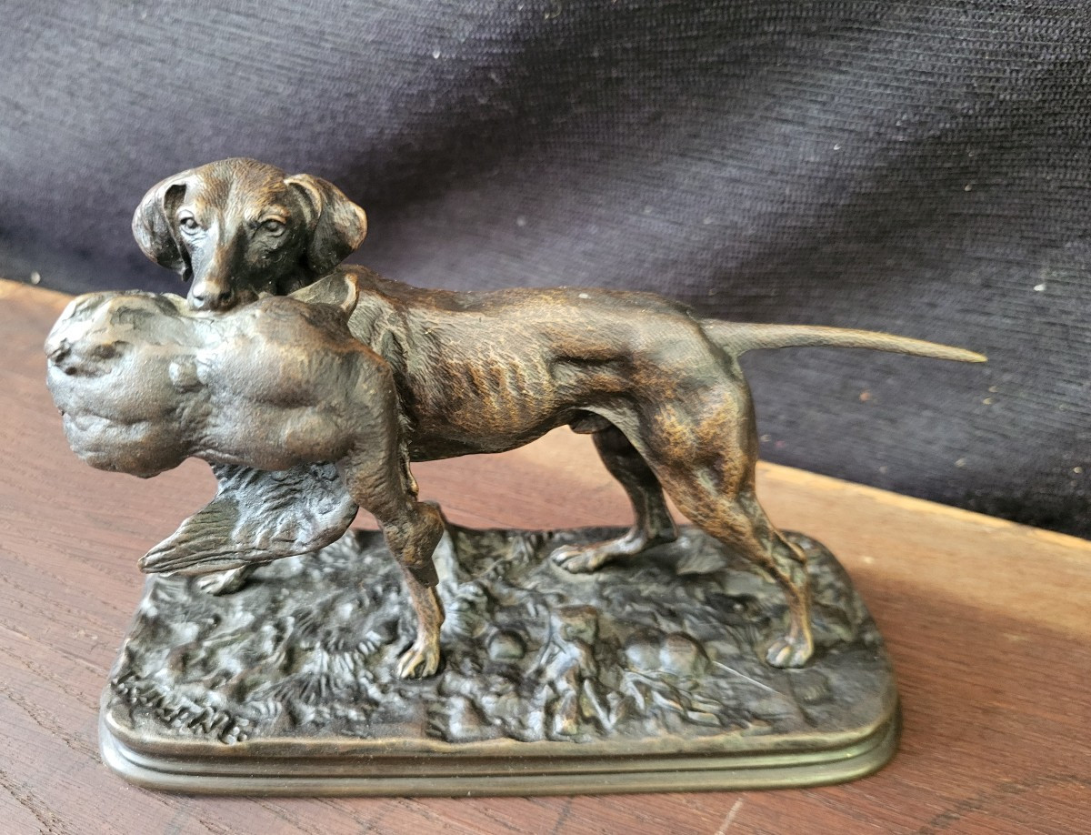 Bronze animalier PJMene époque  fin XIXe -photo-7