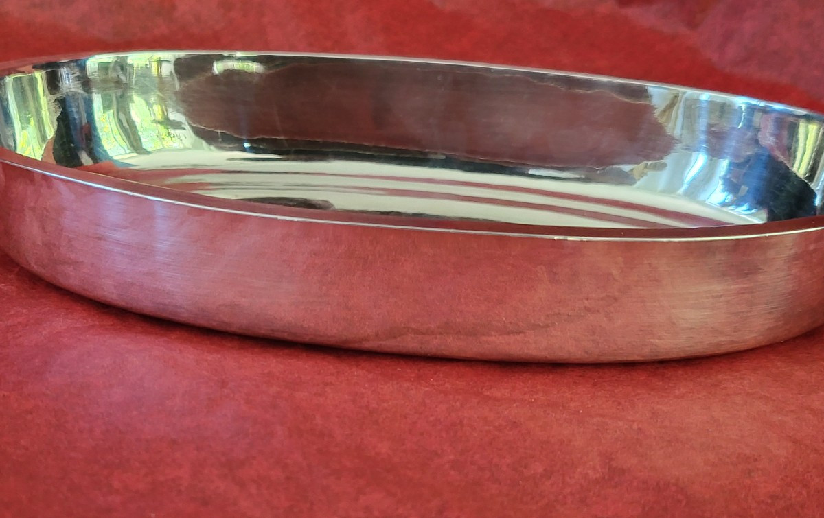  Necessaire; Bassin de toilette de voyage argent poinçon Vieillard  début XIXe -photo-3