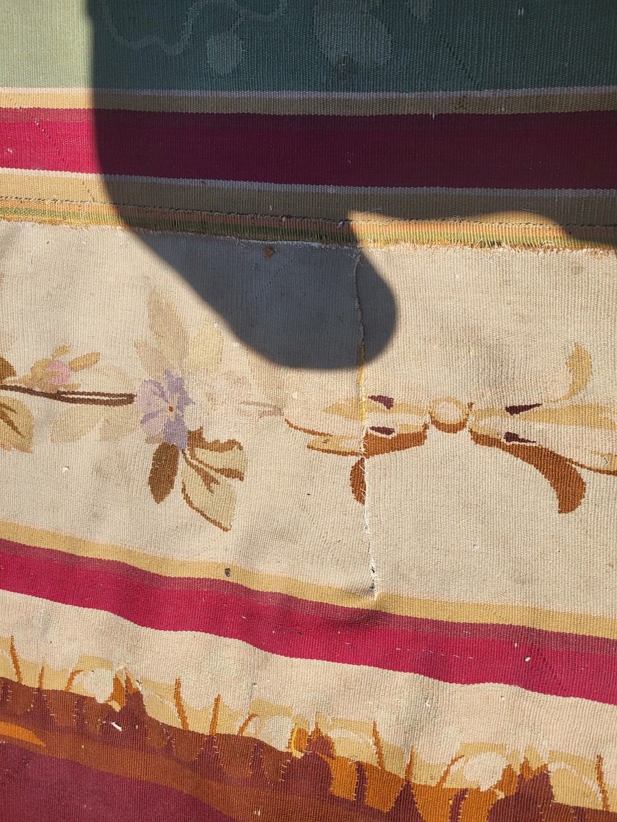 Large Aubusson Rug, Napoleon III Period, Mid-19th Century, 435 X 300 Cm-photo-8