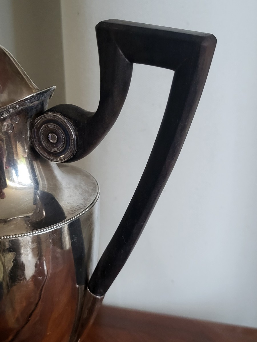 Silver Ewer, Hallmarked 1st Rooster 1798-1809, 405g-photo-8