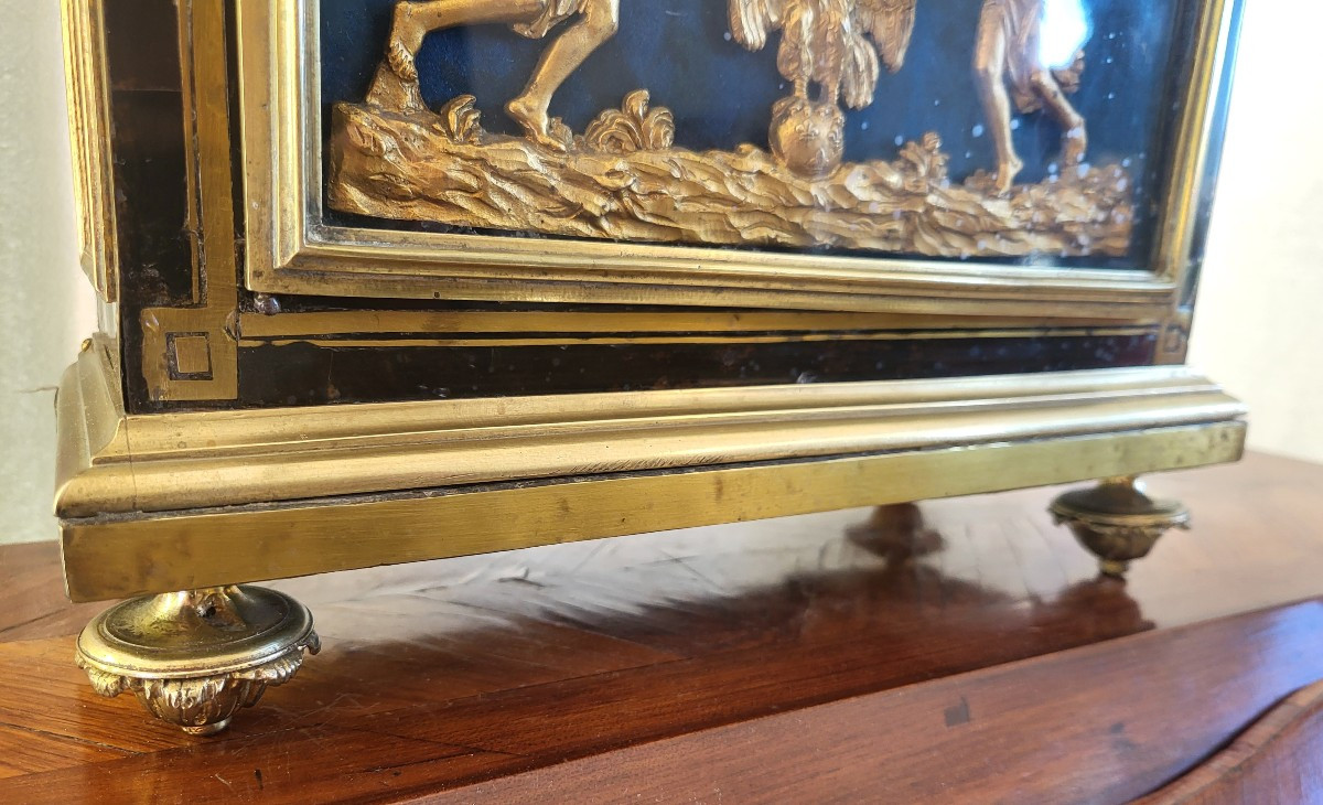 Pendule  Religieuse  signée  Claude ARTUS a Paris époque Louis  XIV  XVII e siècle -photo-8