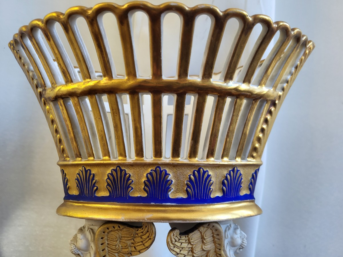 Paris Porcelain Centerpiece From The 1st Empire Period -photo-2