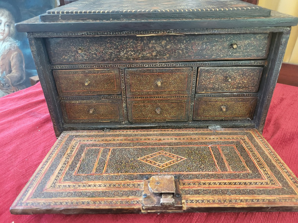 Iran Qajar Travel Cabinet, 18th/19th Century-photo-2
