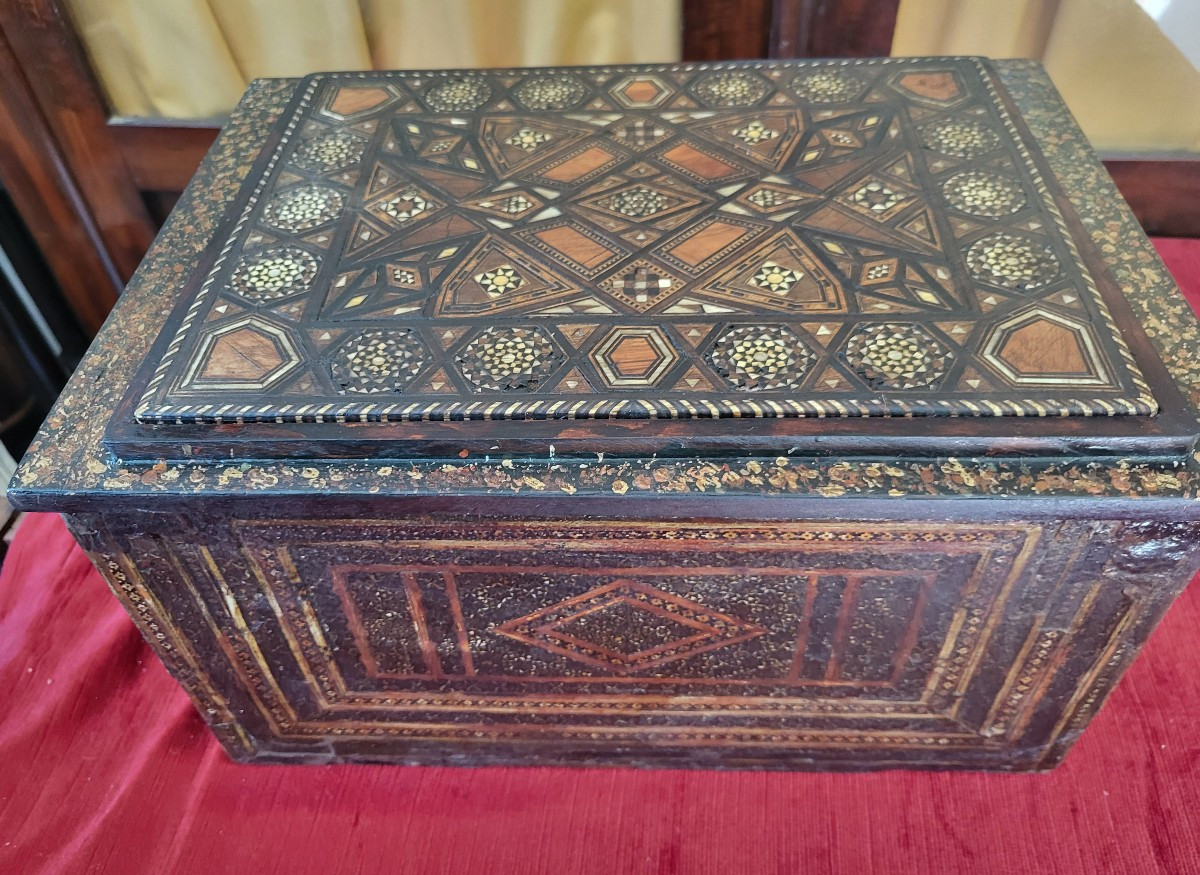 Iran Qajar Travel Cabinet, 18th/19th Century-photo-3